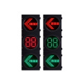 300mm 12 polegada semáforo rojo y direção verde Semáforo led luz indicadora de seta